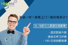 英语一对一家教上门一般价格多少?