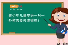 青少年儿童英语一对一外教需要关注哪些?
