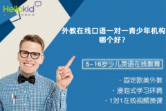 外教在线口语一对一青少年机构哪个好?