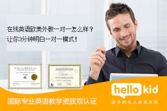在线英语欧美外教一对一怎么样?让你3分钟明白一对一模式!