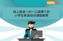 线上英语一对一口语哪个好,小学生英语培训课程推荐
