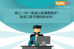 网上一对一英语口语课哪家好?挑选几家不错的告诉你!