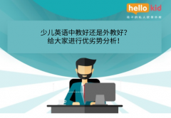 少儿英语中教好还是外教好?给大家进行优劣势分析!
