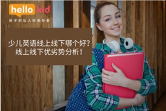少儿英语线上线下哪个好?线上线下优劣势分析!