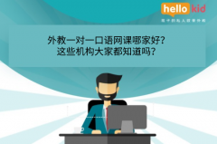 外教一对一口语网课哪家好?这些机构大家都知道吗?
