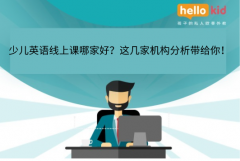 少儿英语线上课哪家好?这几家机构分析带给你!