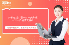 外教在线口语一对一多少钱?一对一价格情况解析!