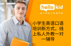 小学生英语口语培训新方式,线上私人外教一对一辅导