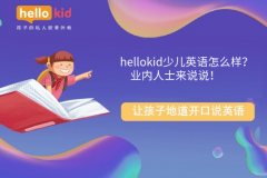 hellokid少儿英语怎么样?业内人士来说说!