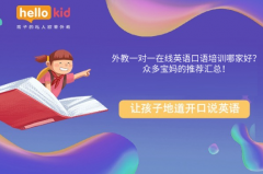 外教一对一在线英语口语培训哪家好?众多宝妈的推荐汇总!