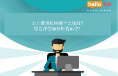少儿英语机构哪个比较好?综合评估与分析告诉你!